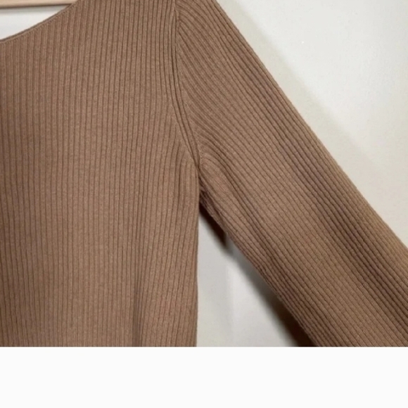 Beige Crew Neck Sweater - Picture 6 of 6